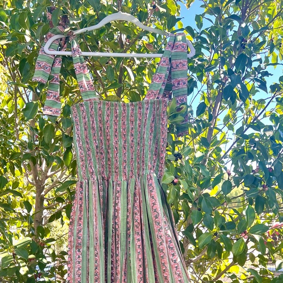 Tie Tank block print dress - Picture 2 of 7